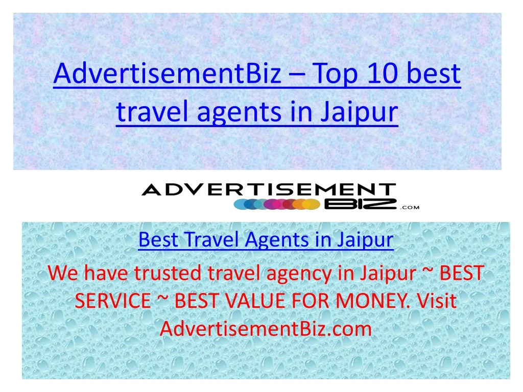 advertisementbiz top 10 best travel agents in jaipur n.