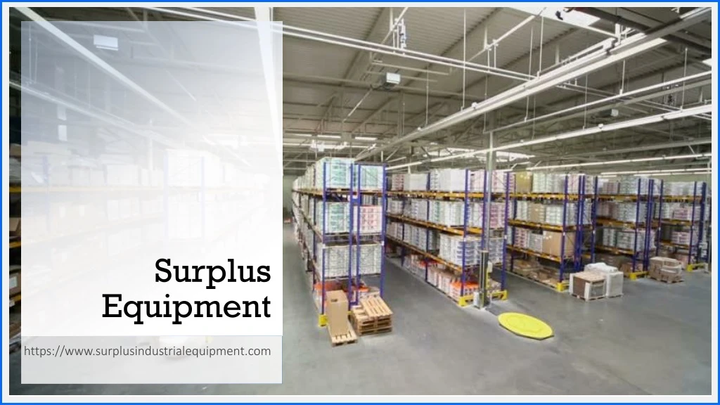 surplus equipment n.