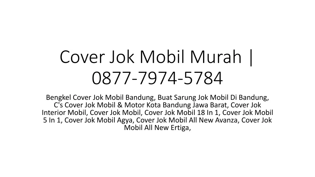 cover jok mobil murah 0877 7974 5784 n.