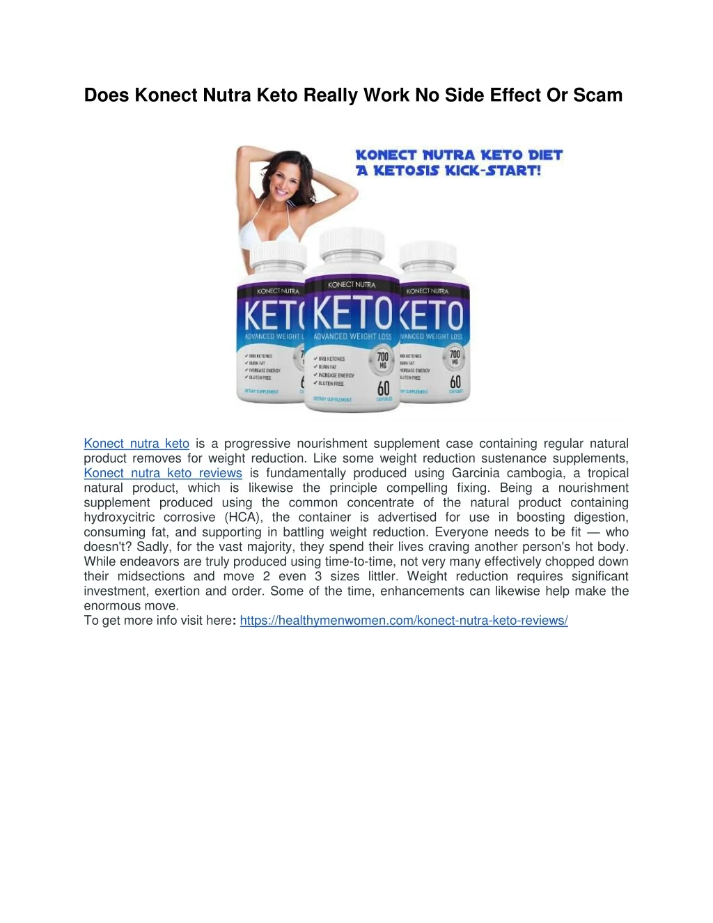 does konect nutra keto really work no side effect n.