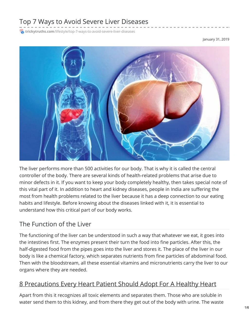 top 7 ways to avoid severe liver diseases n.