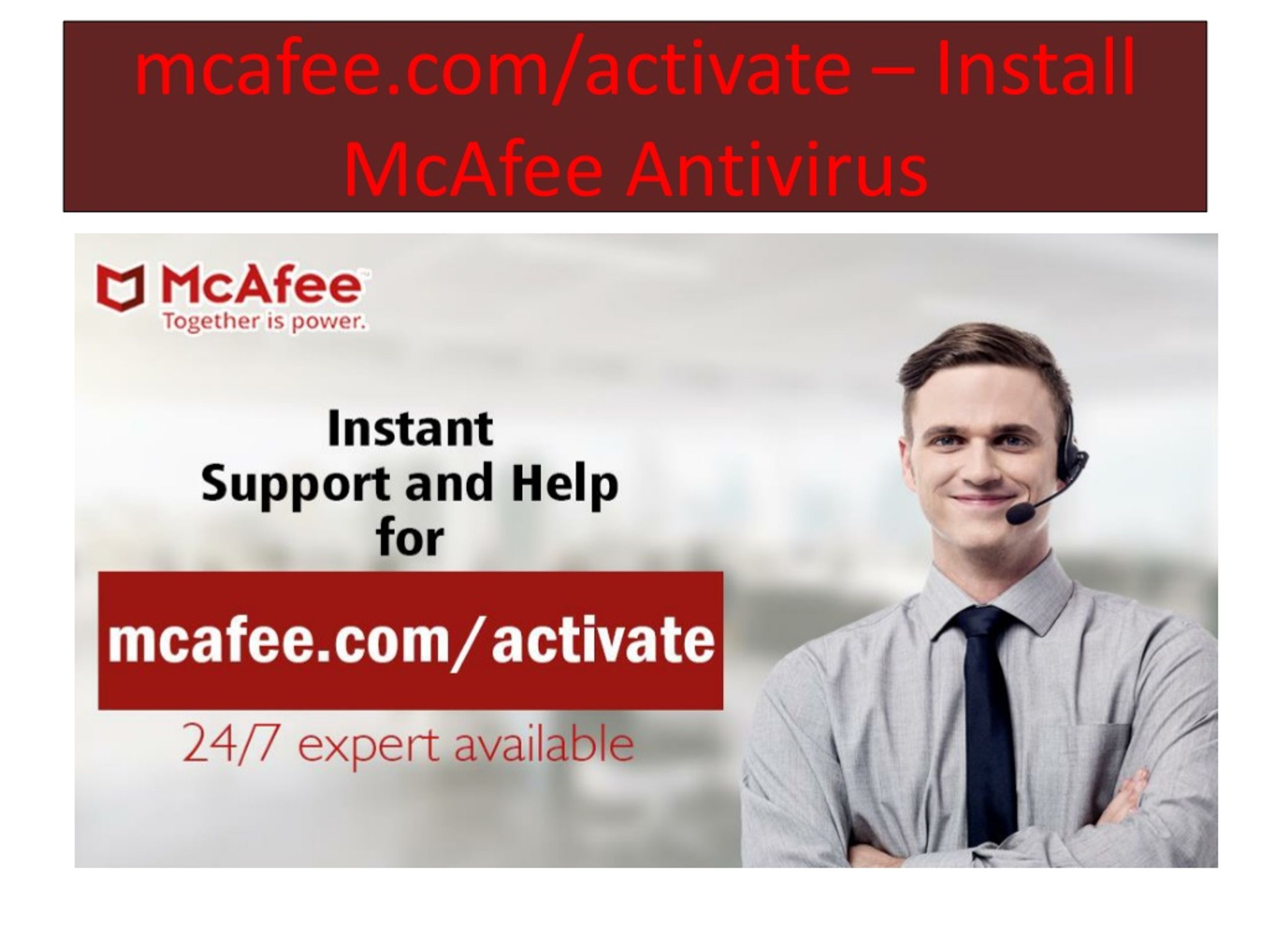 PPT - McAfee.com/Activate | Steps to activate McAfee antivirus on ...