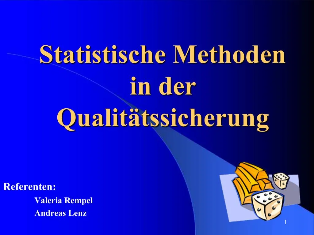 PPT - Statistische Methoden In Der Qualit Tssicherung PowerPoint ...