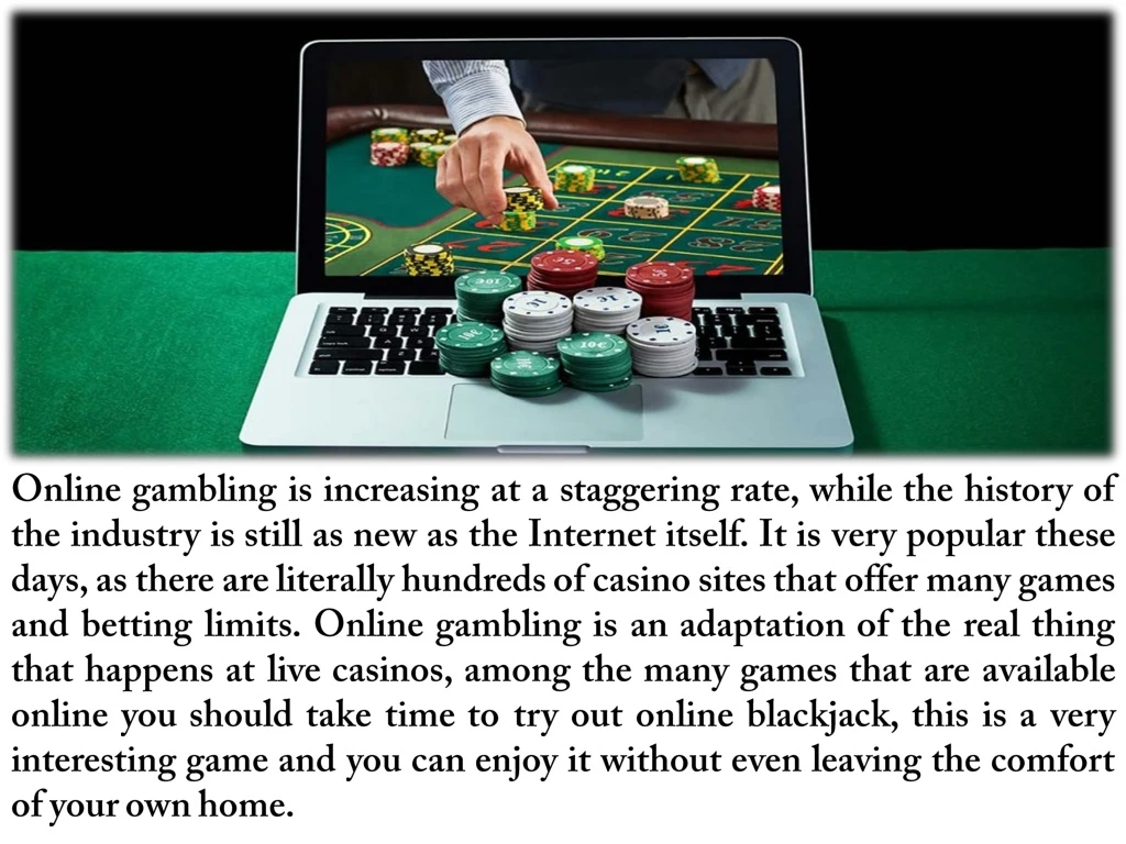 online gambling is increasing at a staggering n.