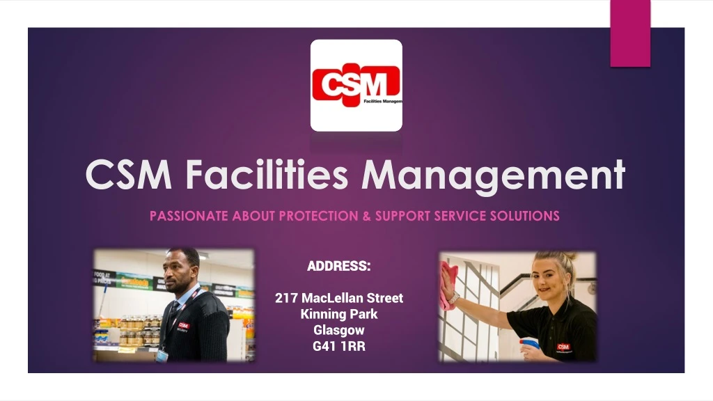 csm facilities management n.