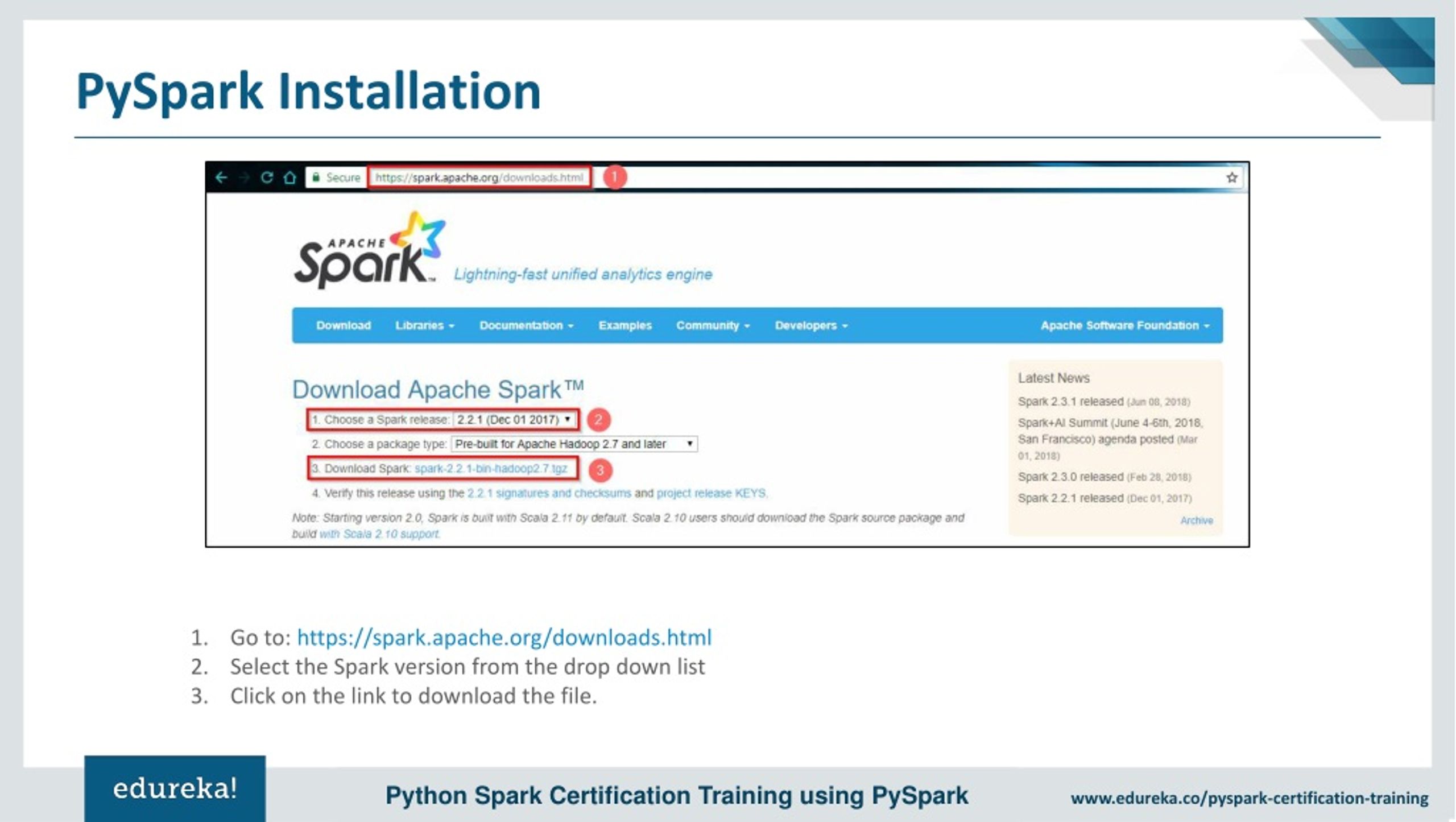 tutorial how to install pyspark
