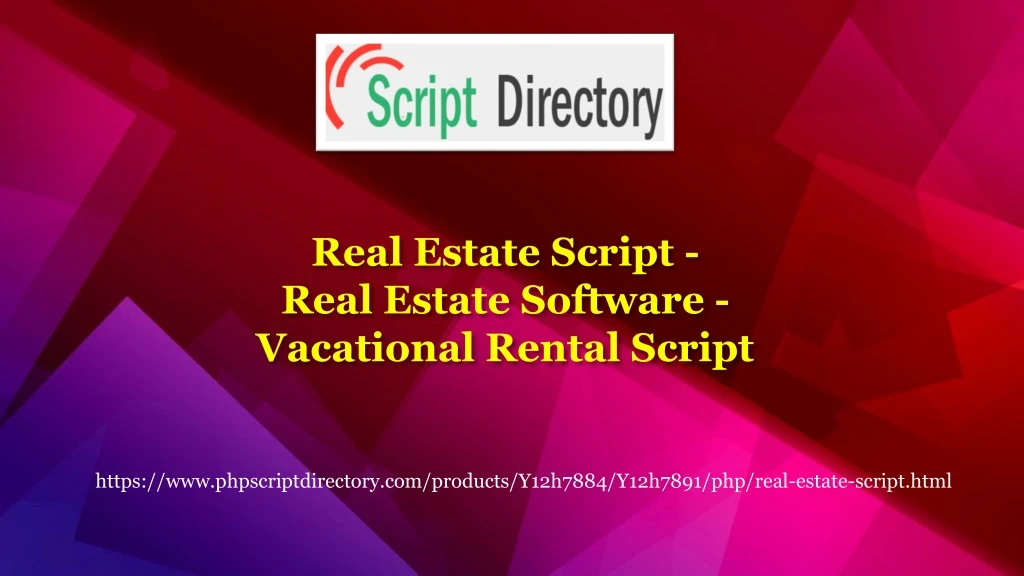 real estate script real estate software vacational rental script n.