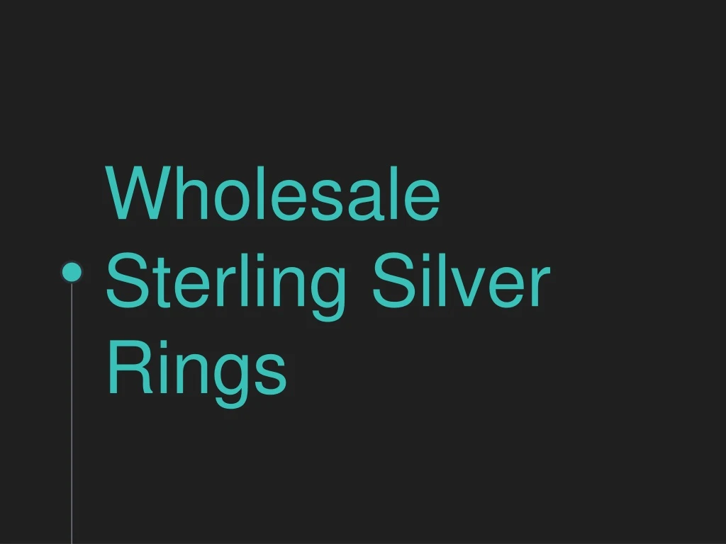 wholesale sterling silver rings n.