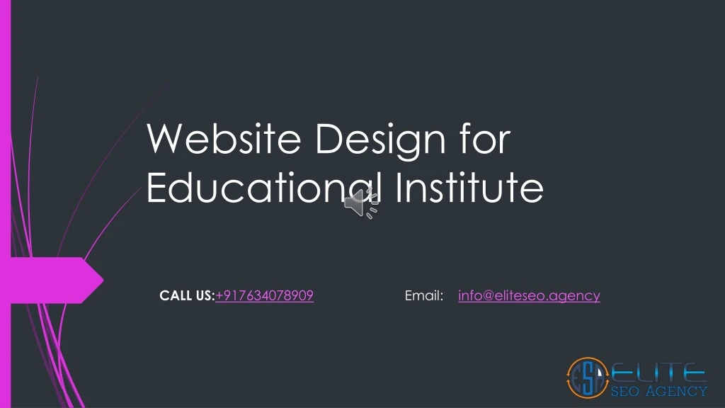 website design for educational institute n.