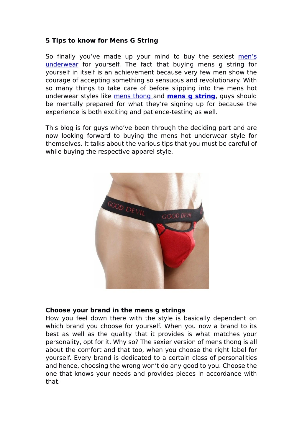 5 tips to know for mens g string n.