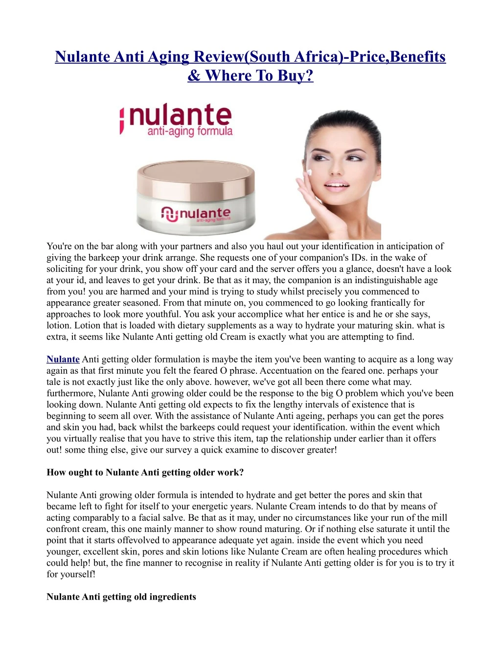 nulante anti aging review south africa price n.