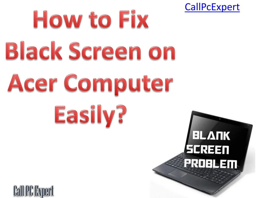 how to fix black screen on acer computer easily n.