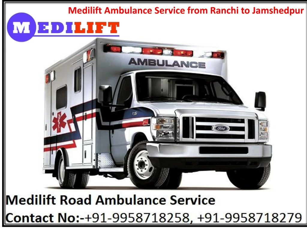 medilift ambulance service from ranchi n.