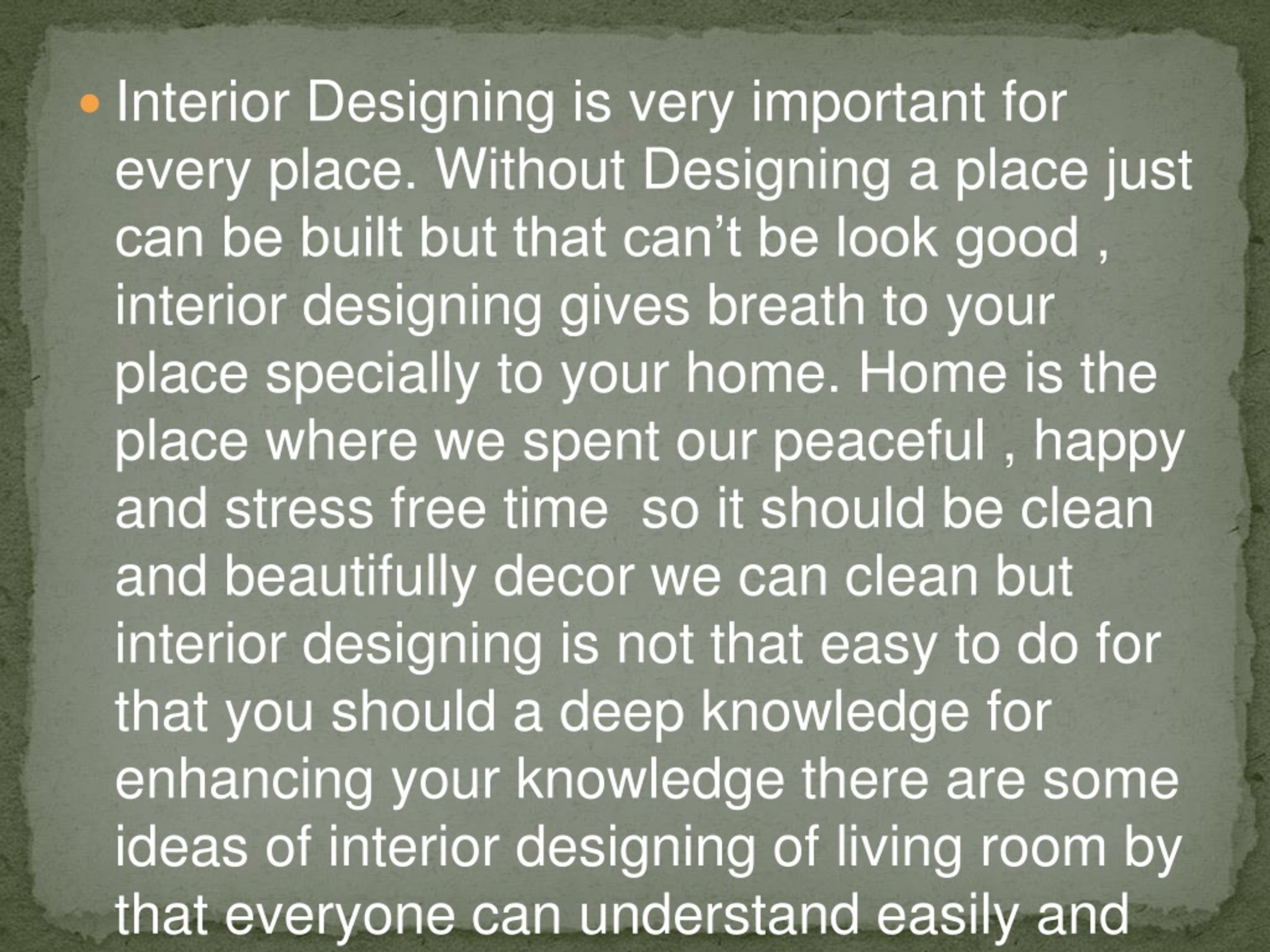 PPT - Interior Designing Ideas for Living Room PowerPoint Presentation ...