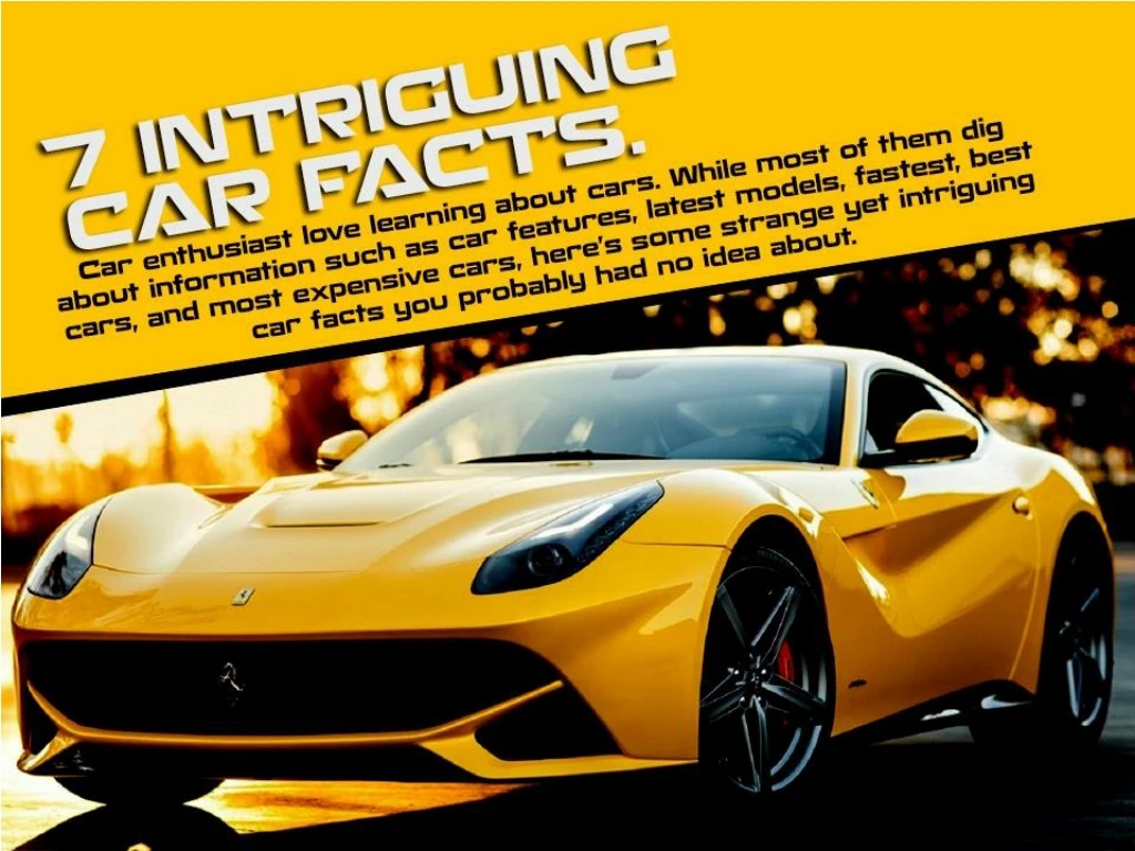 PPT 7 intriguing car facts PowerPoint Presentation, free download