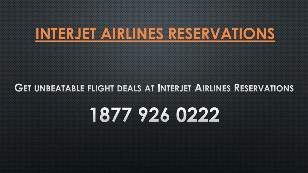 interjet airlines reservations n.