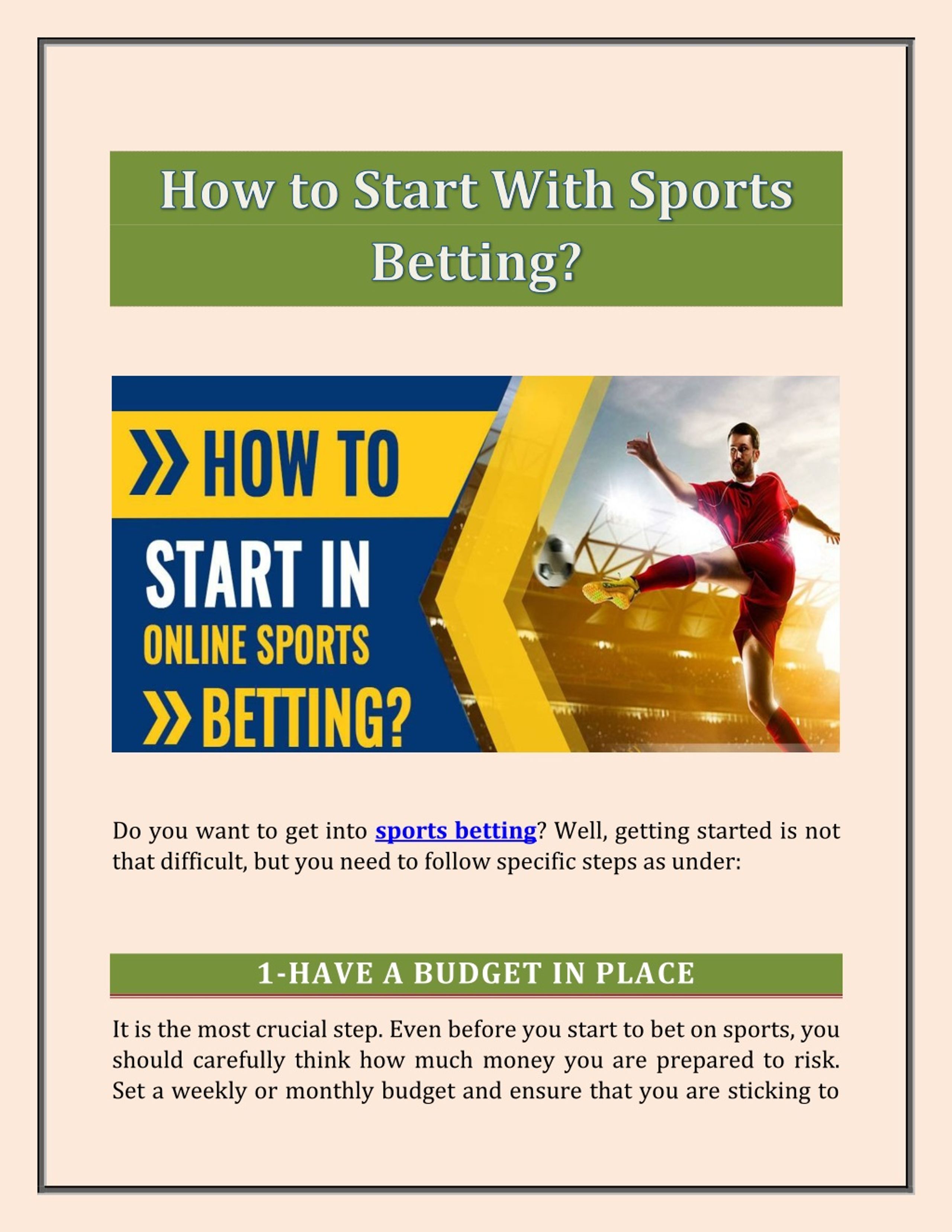 A Guide for Beginners Football Betting on W88