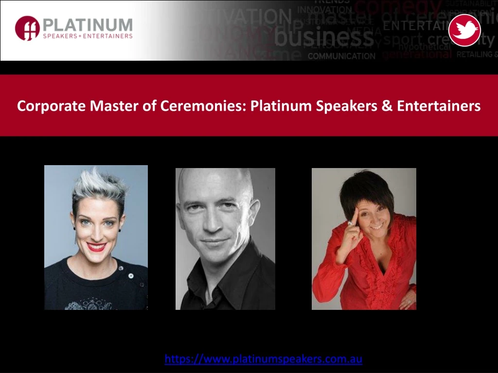 corporate master of ceremonies platinum speakers n.