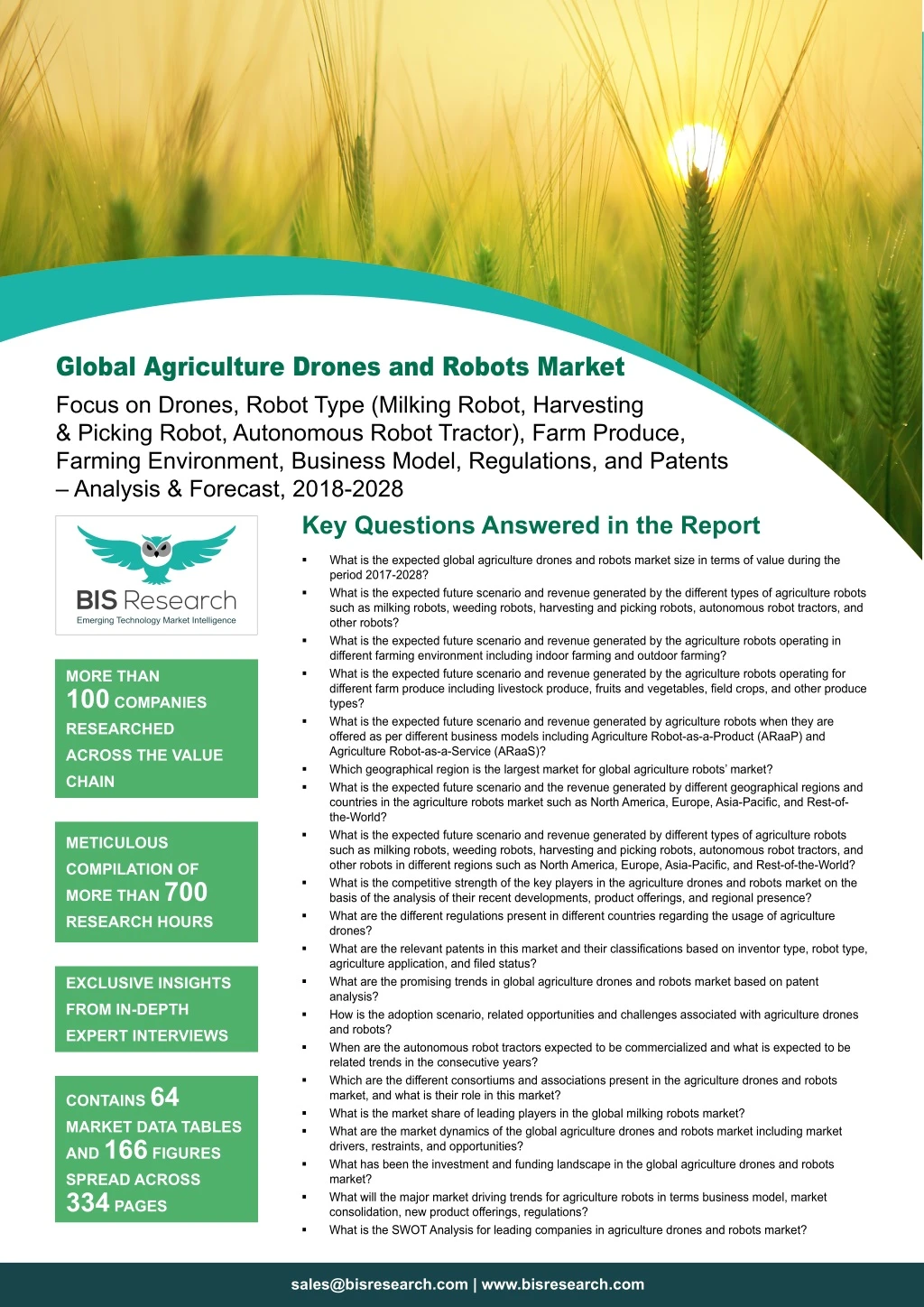 global agriculture drones and robots market focus n.
