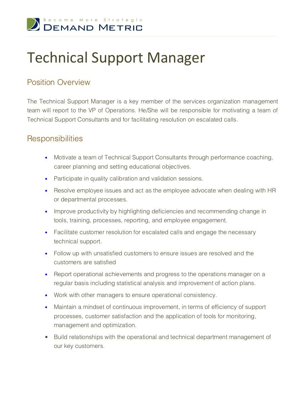 ppt-manager-technical-support-job-description-powerpoint-presentation