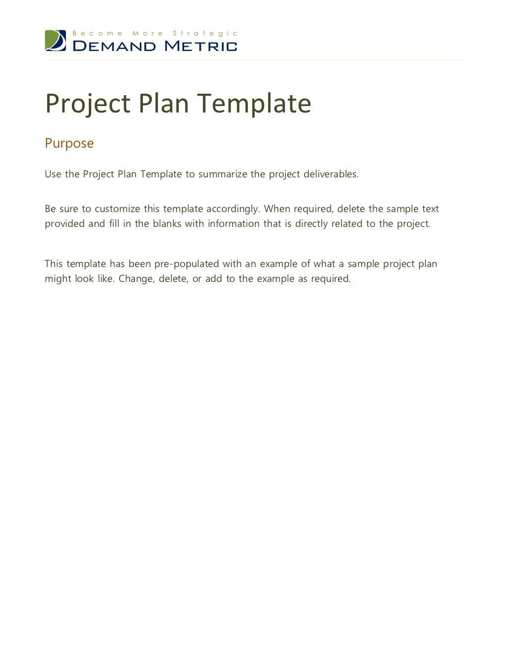 PPT - Project Plan template PowerPoint Presentation, free download - ID ...