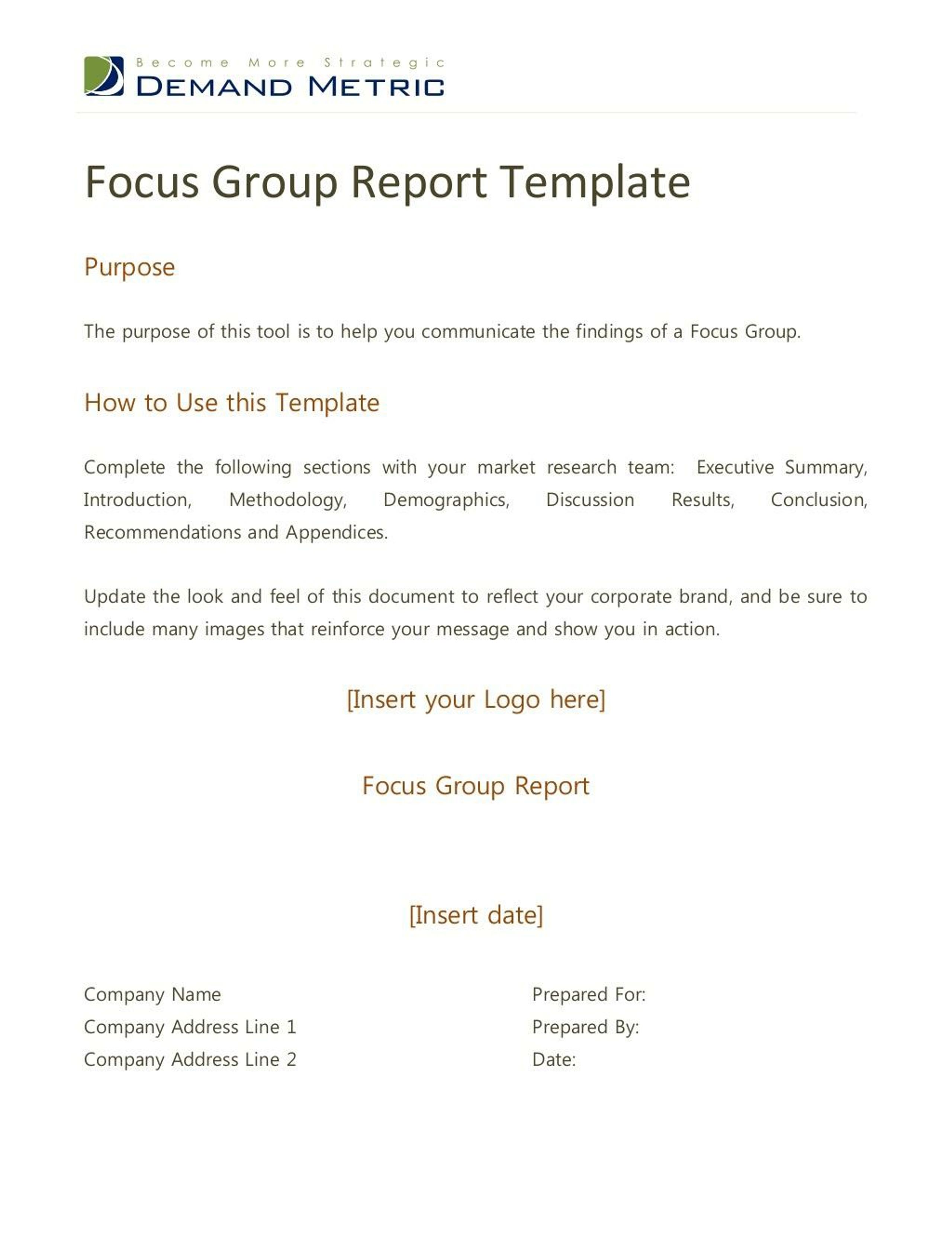 PPT - Focus Group Report Template PowerPoint Presentation, free With Focus Group Discussion Report Template