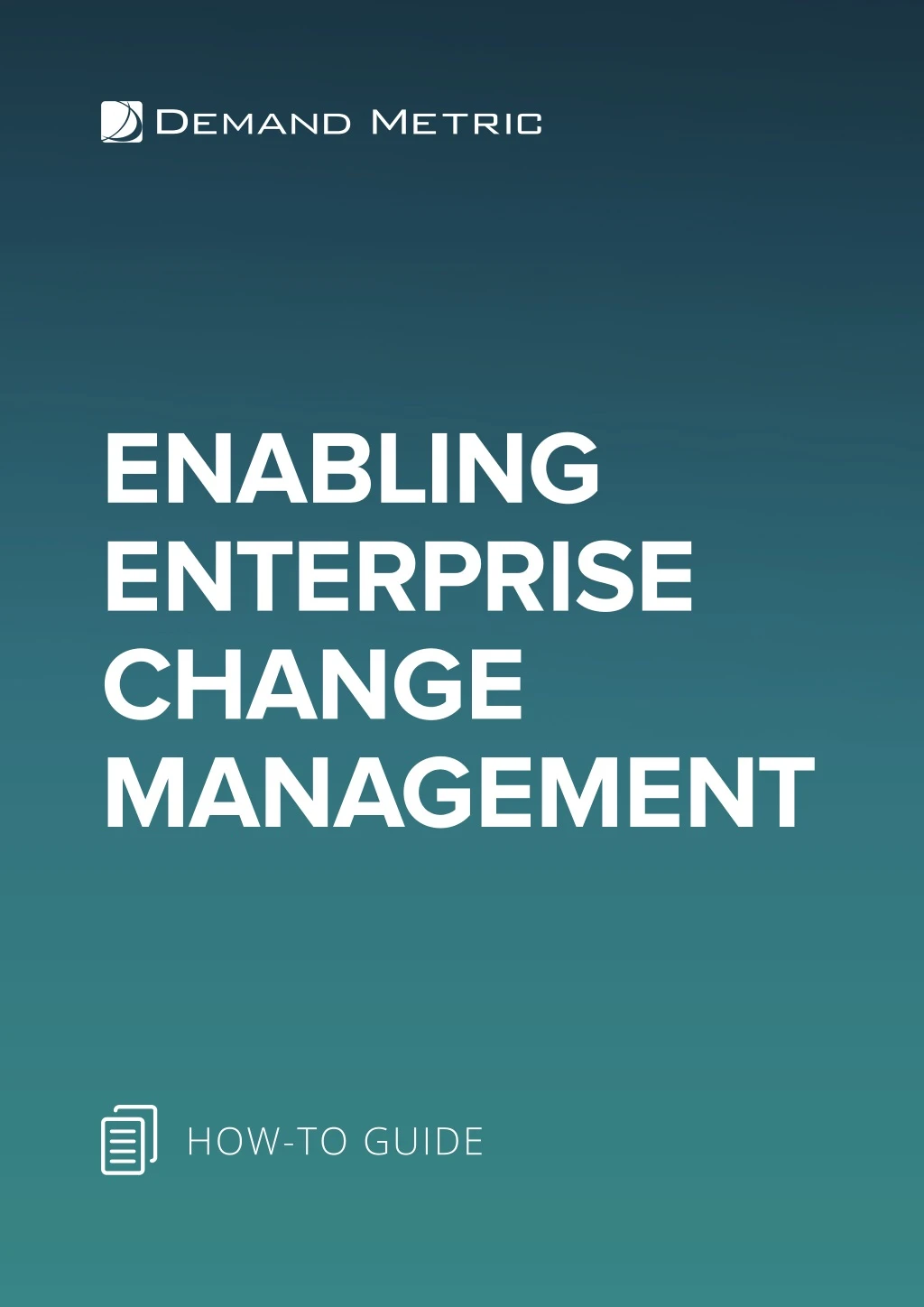 enabling enterprise change management n.