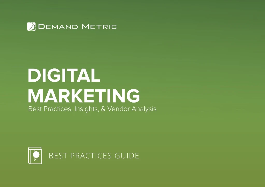 digital marketing best practices insights vendor n.