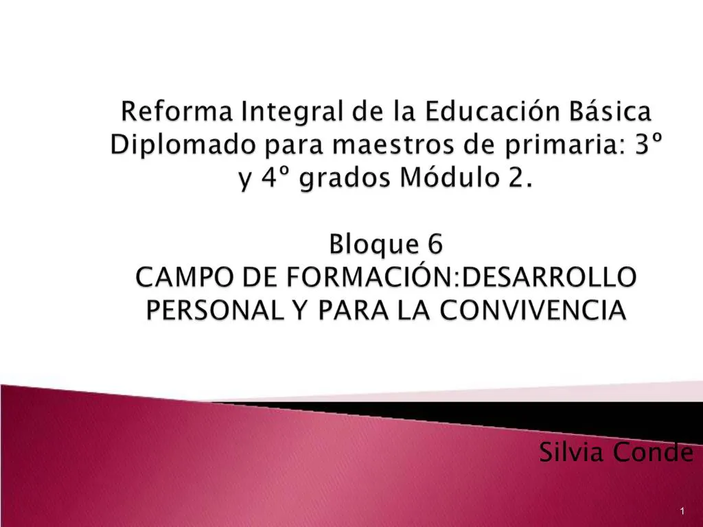 PPT - Reforma Integral De La Educaci N B Sica Diplomado Para Maestros ...