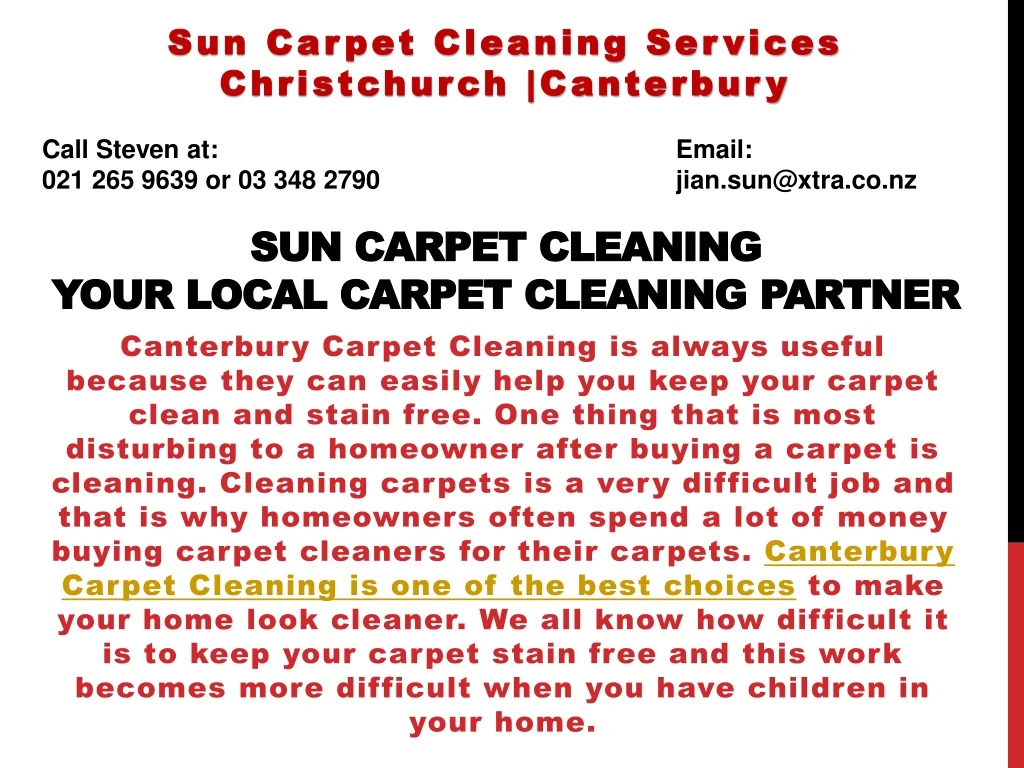 sun carpet cleaning your local carpet cleaning partner n.