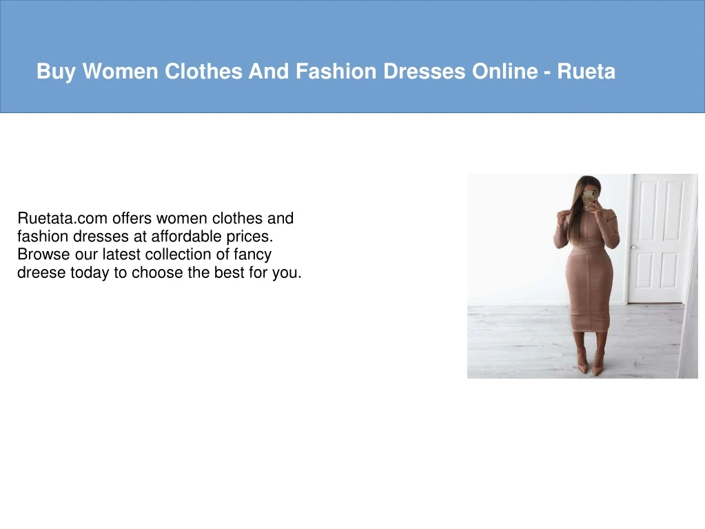 buy women clothes and fashion dresses online rueta n.