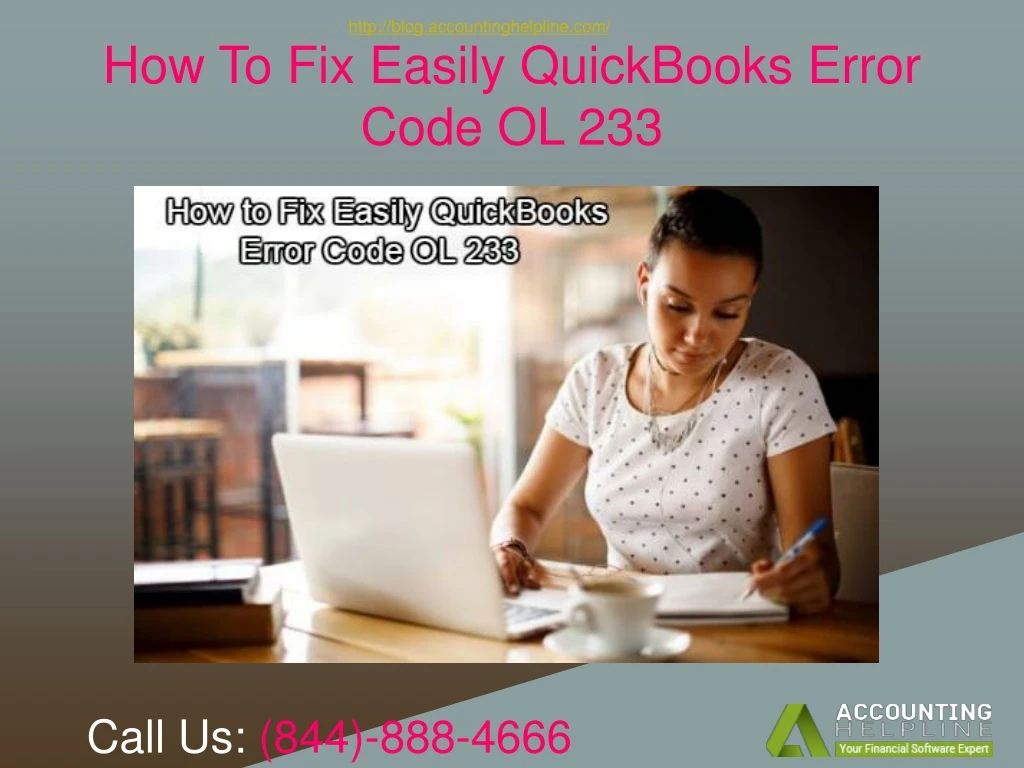 how t o fix easily quickbooks e rror c ode ol 233 n.