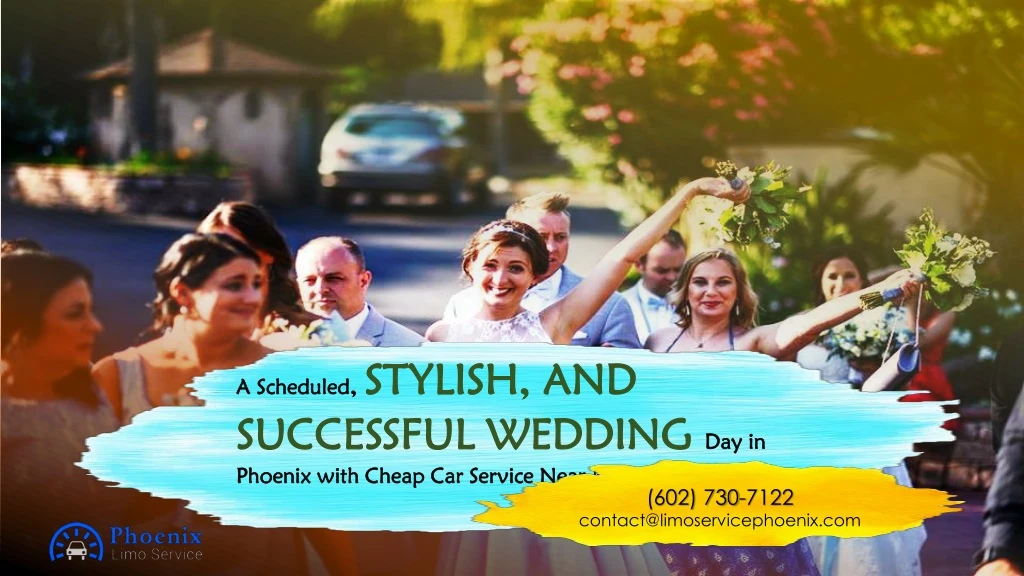 a scheduled stylish and successful wedding n.