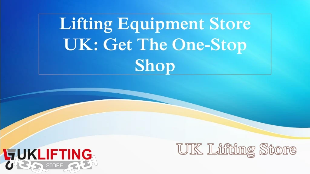 lifting equipment store uk get the one stop shop n.