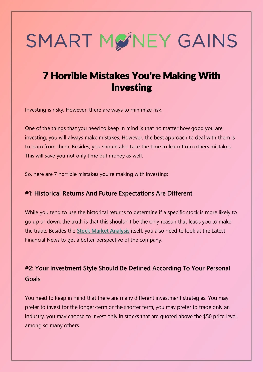7 7 horrible horrible mistakes n.