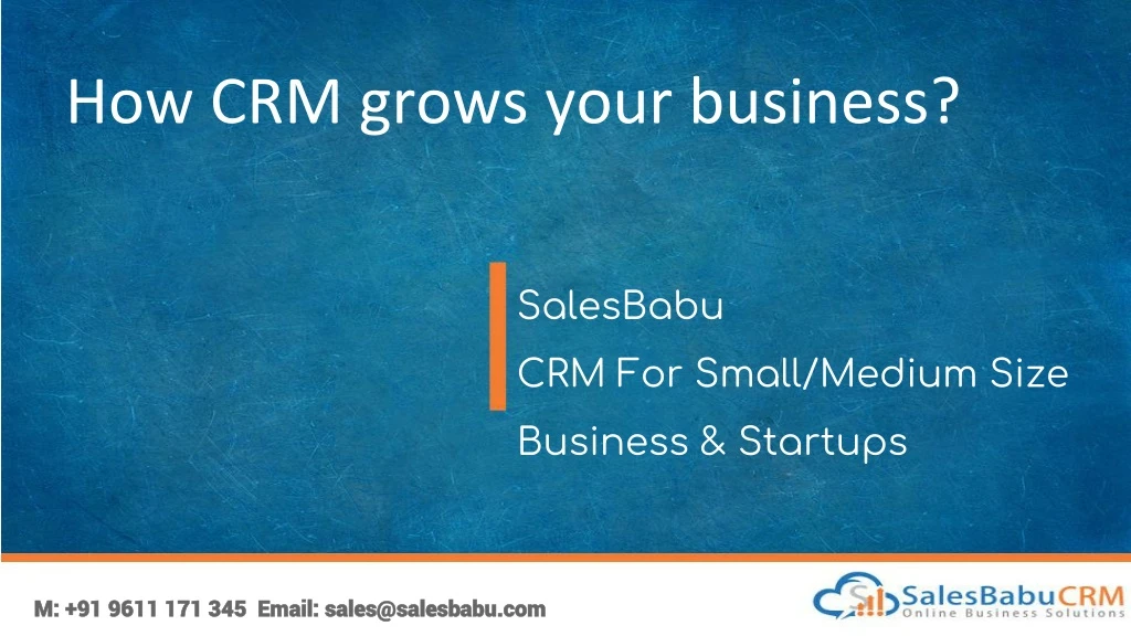 how crm grows your business n.