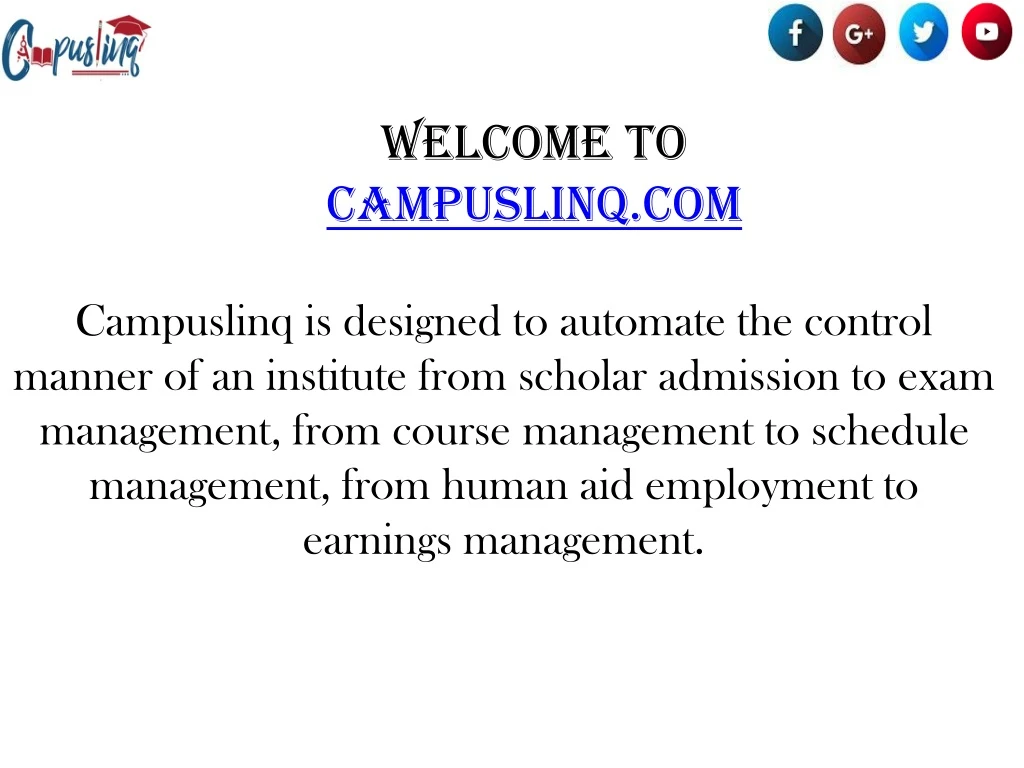 welcome to campuslinq com n.