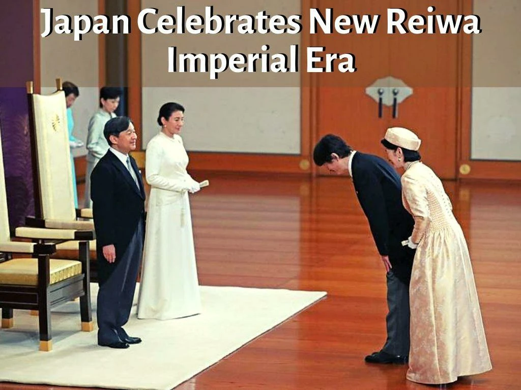 japan celebrates new reiwa imperial era n.