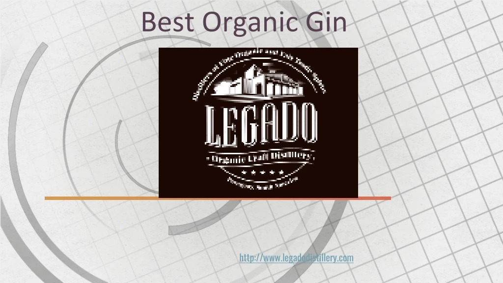 best organic gin n.