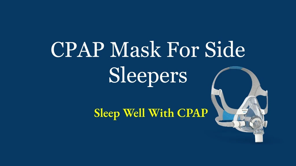 cpap mask for side sleepers n.