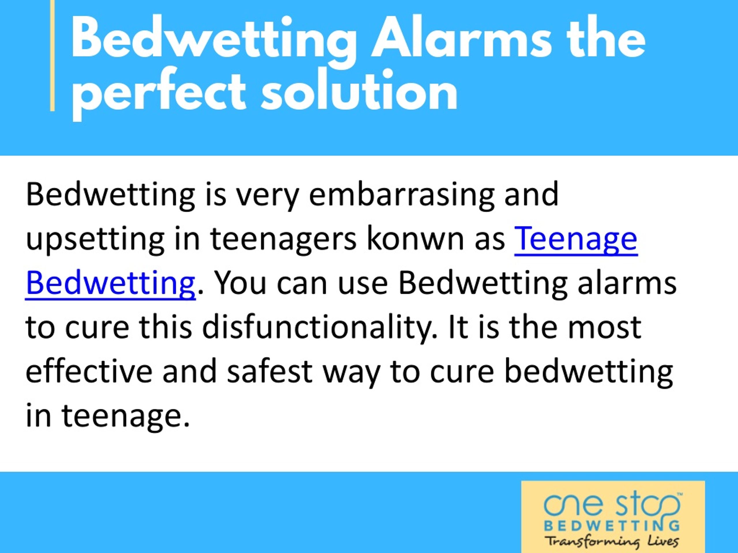 PPT Teenage Bedwetting Causes And Solution PowerPoint Presentation   Bedwetting Is Very Embarrasing And Upsetting L 