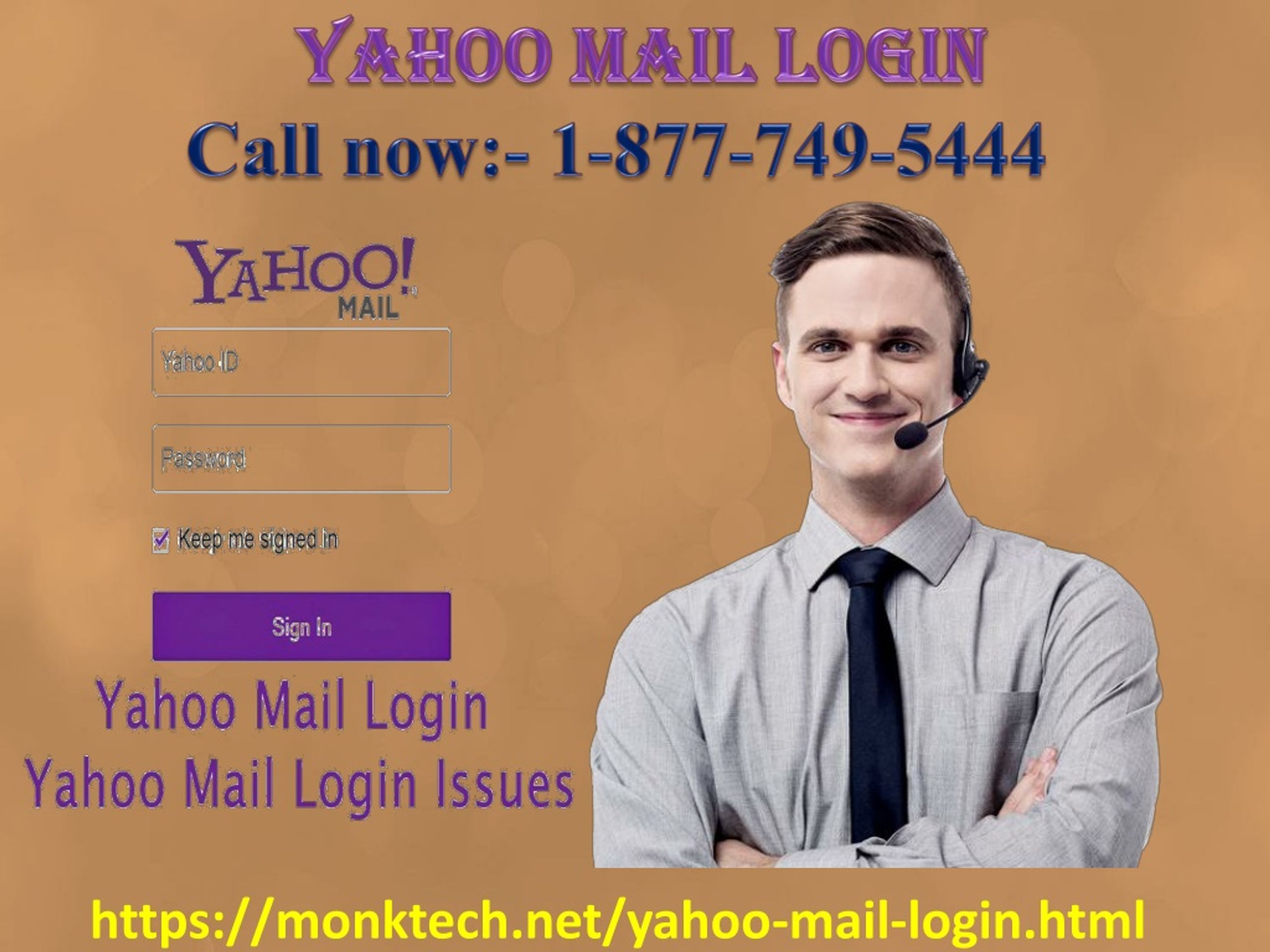 PPT - Yahoo mail login not possible, call now at 1-877-749-5444 ...