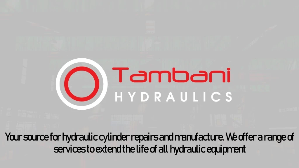 your source for hydraulic cylinder repairs n.