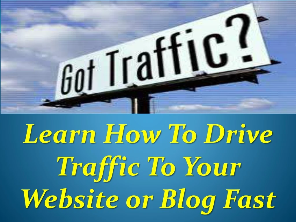 learn how to drive traffic to your website n.