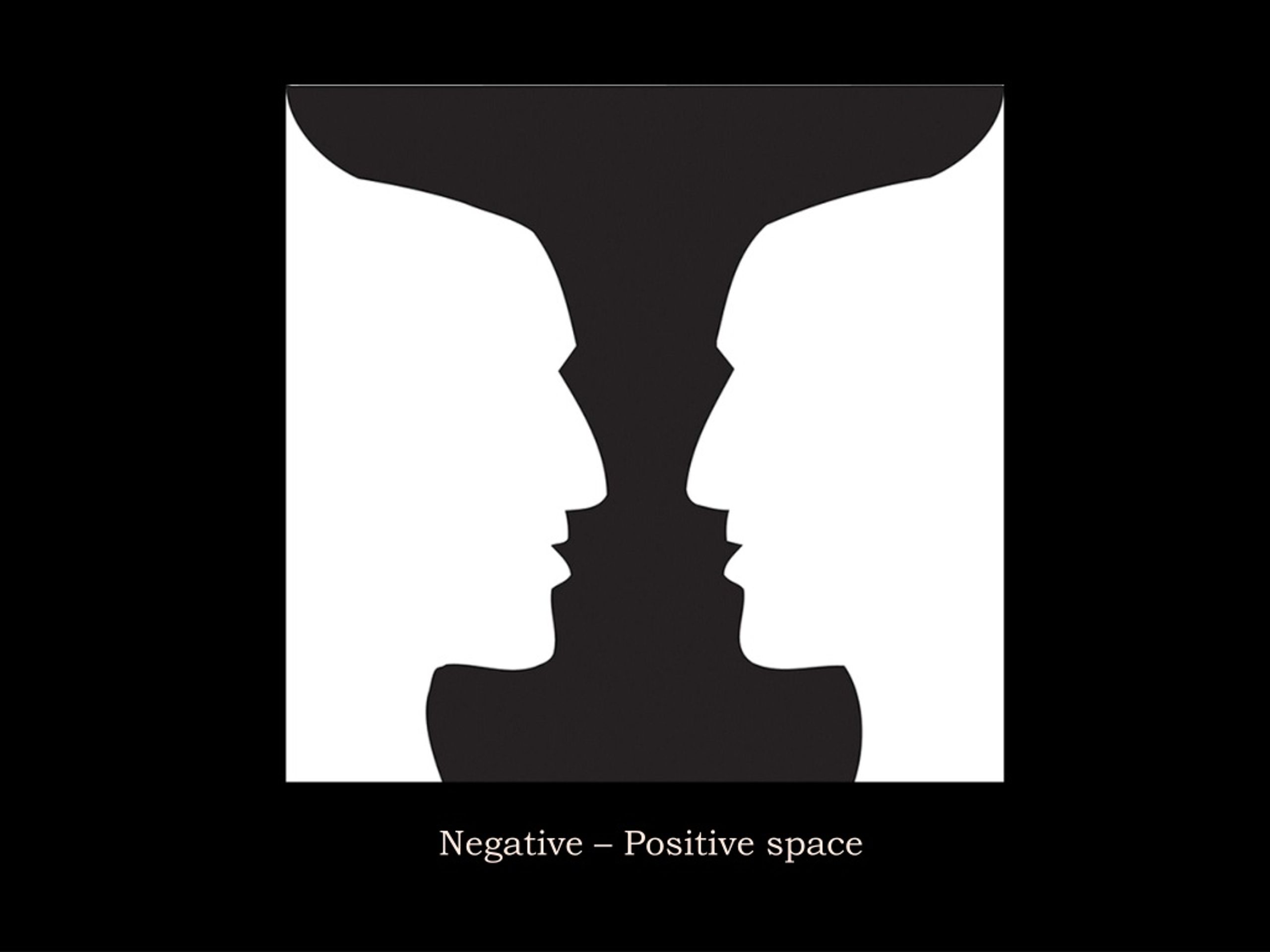 example of positive and negative space