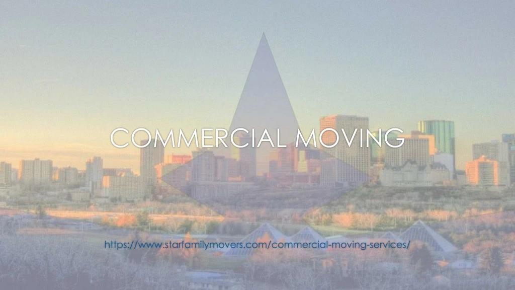 commercial moving n.