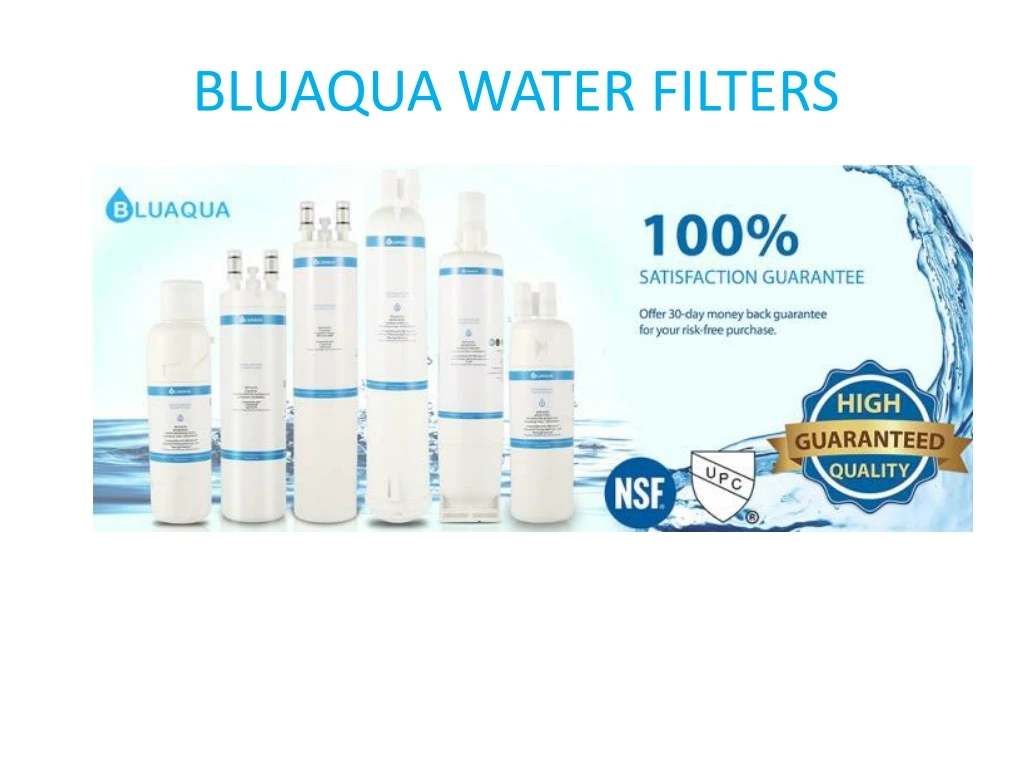 bluaqua water filters n.