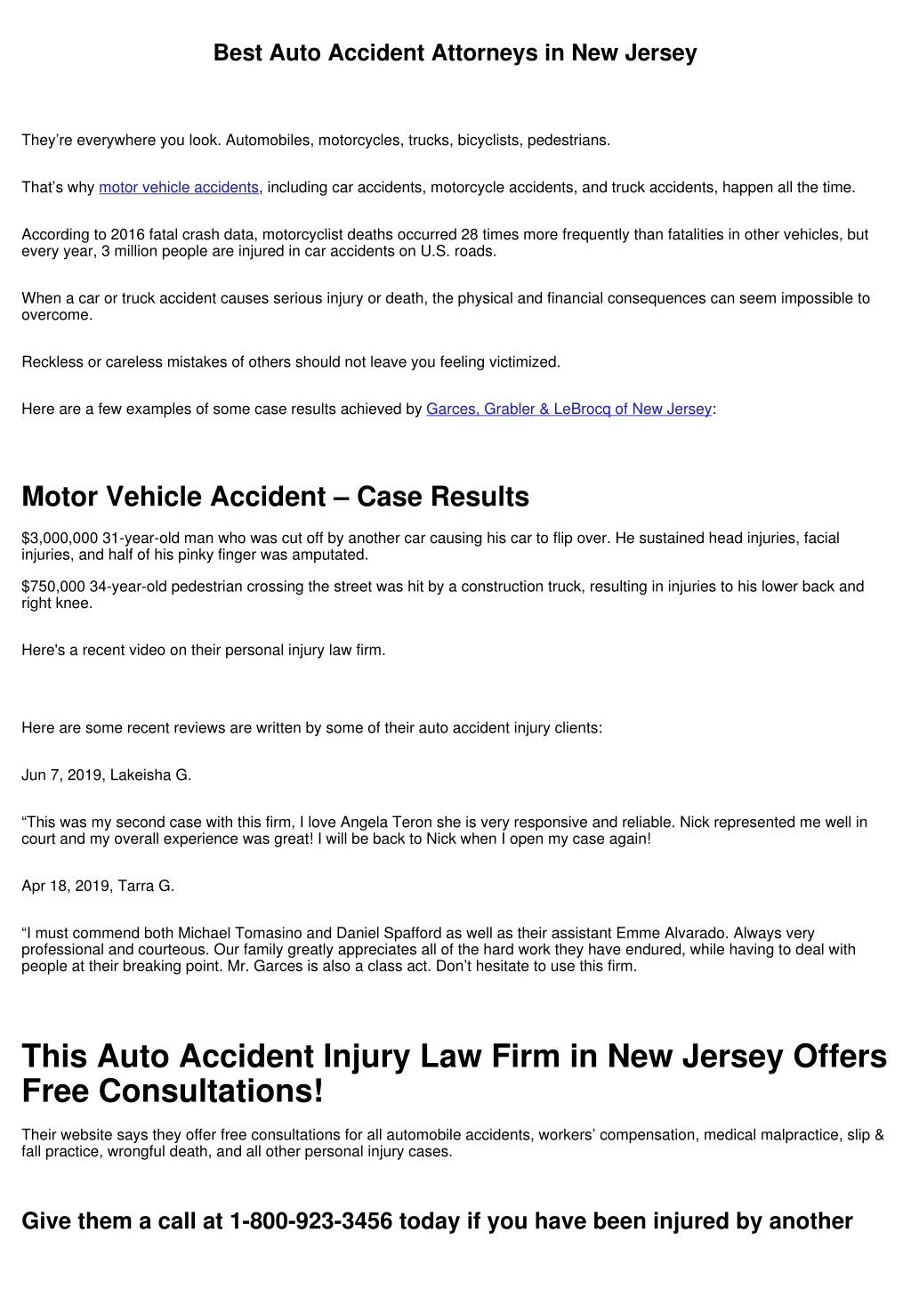 best auto accident attorneys in new jersey n.