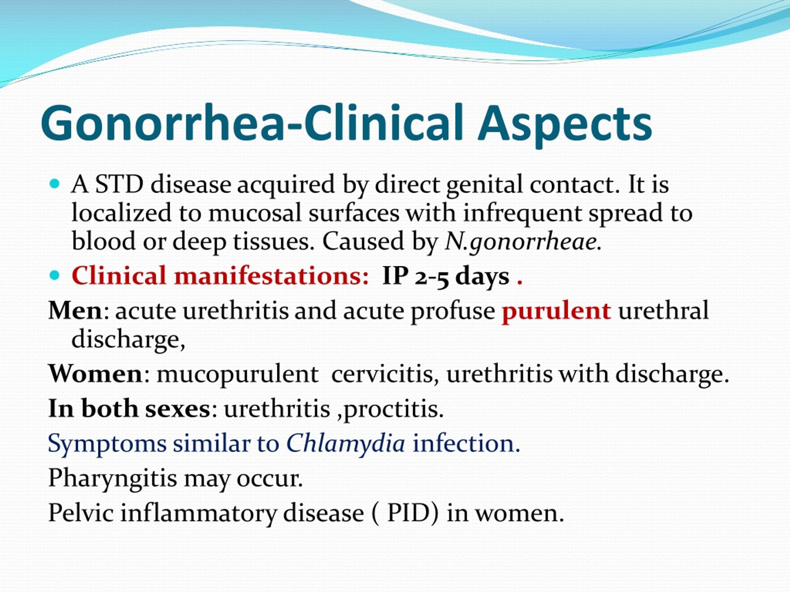 PPT - Chlamydia, Syphilis & Gonorrhea Reproductive Block PowerPoint ...