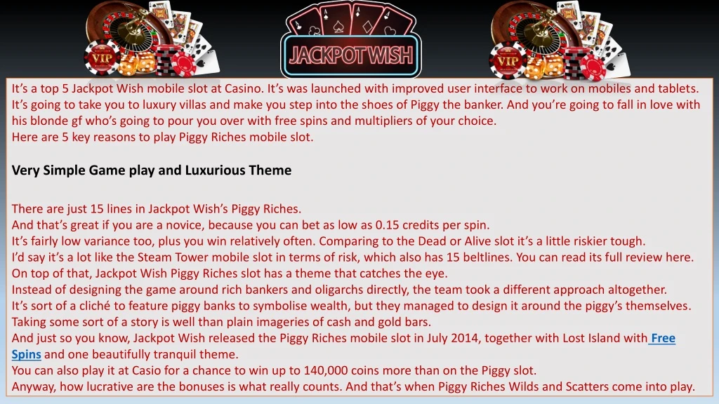 it s a top 5 jackpot wish mobile slot at casino n.
